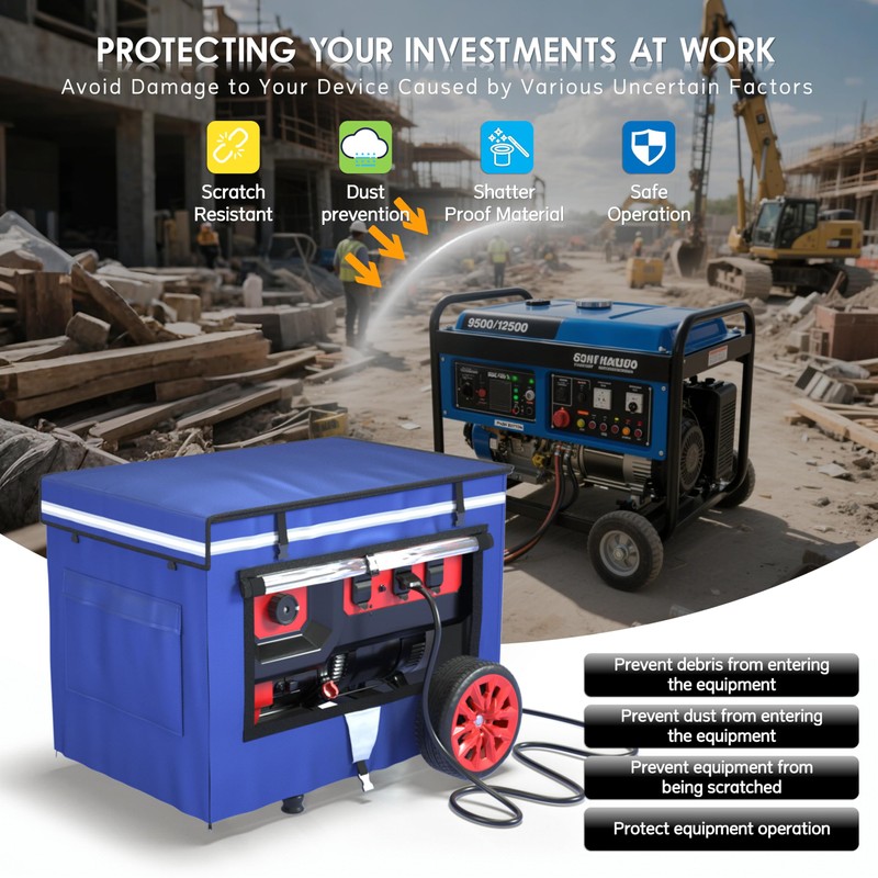 Generator Covers While Running, 32x24x24 Inches, Generator Running Covers,1680+400D Double