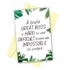 Arsagen Funny Boss Leaving & Retirement Farewell Card, Thank You