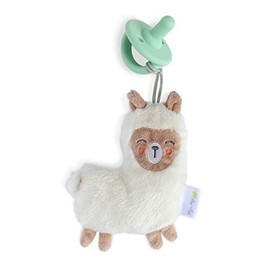 Itzy Ritzy - Juego de chupete y chupete (silicona), color verde