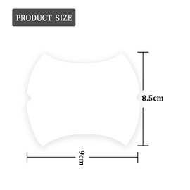 CGEAMDY 4PCS Car Door Handle Protector Sticker, Universal Carbon Fiber Anti-Scratches Auto Door Handle Protective Film, Car Door Side Paint Cover Guard Stickers Fit for Most Car Handles (Clear)