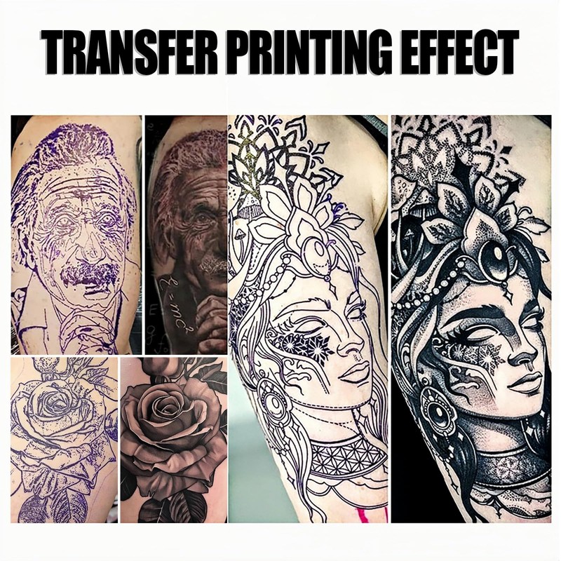 Tattoo Transfer Cream 51g,Fast&Long Lasting Stencil Gel Solution,Stencil Transfer Solution