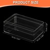 PATIKIL Acrylic Lid Box 15 x 10 x 5 cm
