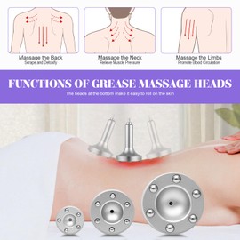 MOCHAG Vacuum Therapy Machine, Multifunctional Cupping Therapy Sets, 6 Modes Adjustable Suction Professional AcupointCupping Scraping Body Shaping Device with 24 Cups and 3 Pumps