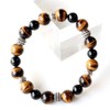Gold Stone Natural Stone Power Stone Bracelet, AAA Tiger Eye,