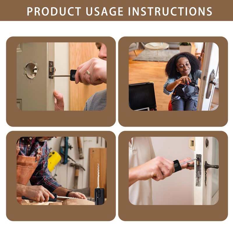 Lock Picks, Kitlock Picking Tool Portable Folding Locks Pick Fidget