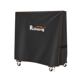 Table Tennis Table Cover, Waterproof, Cover Table Tennis Table, Windproof for Outdoor and Indoor, Tear-Resistant, UV-Resistant Table Tennis Protective Cover (165 x 36/71 x 185 cm)