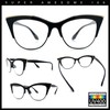 SA106 Womens High Point Squared Half Rim Look Cat Eye