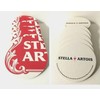 Stella Artois STAR Art Series Round Beer Coasters 4" -