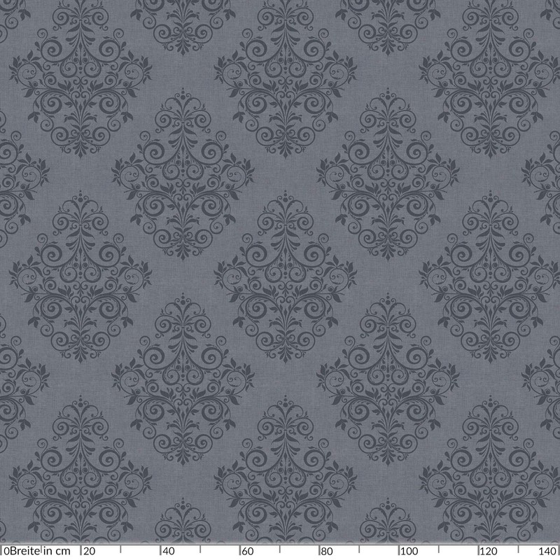 Anro Oilcloth Tablecloth, Oilcloth Wax Tablecloth, Tendril Pattern, 200 x