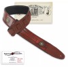 Walker & Williams GE-104 Antique Mahogany Tooled Padded Strap with