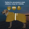 KOOGAL Pet Large Dog Raincoat Apparel Poncho Waterproof for Medium
