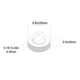 Mirror Clips Glass Supports Fixings Screws Holder 8Pcs Round Zinc Alloy Mirror Clamps for 4-7mm Thick Glass AZVALVOL