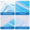 DREAM FIELDS Disposable Breathable Face Masks 3 layer Meltblown Filter