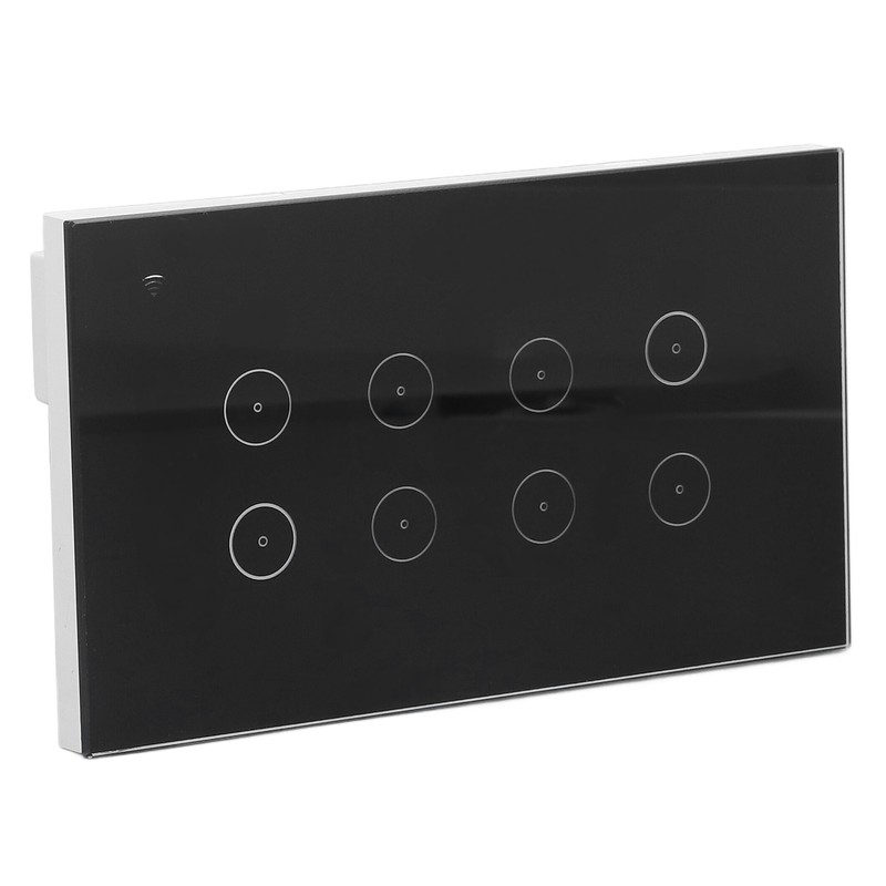 8 Gang Smart Switch WiFi Wall Switch Remote Control Touch