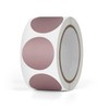 Rose Gold Scratch Off Stickers 1 Inch Round Circle Self-Adhesive