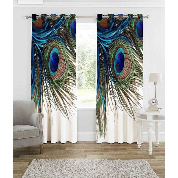 Curtains for Living Room Curtains by, Stunning Peacock Tail Feathers