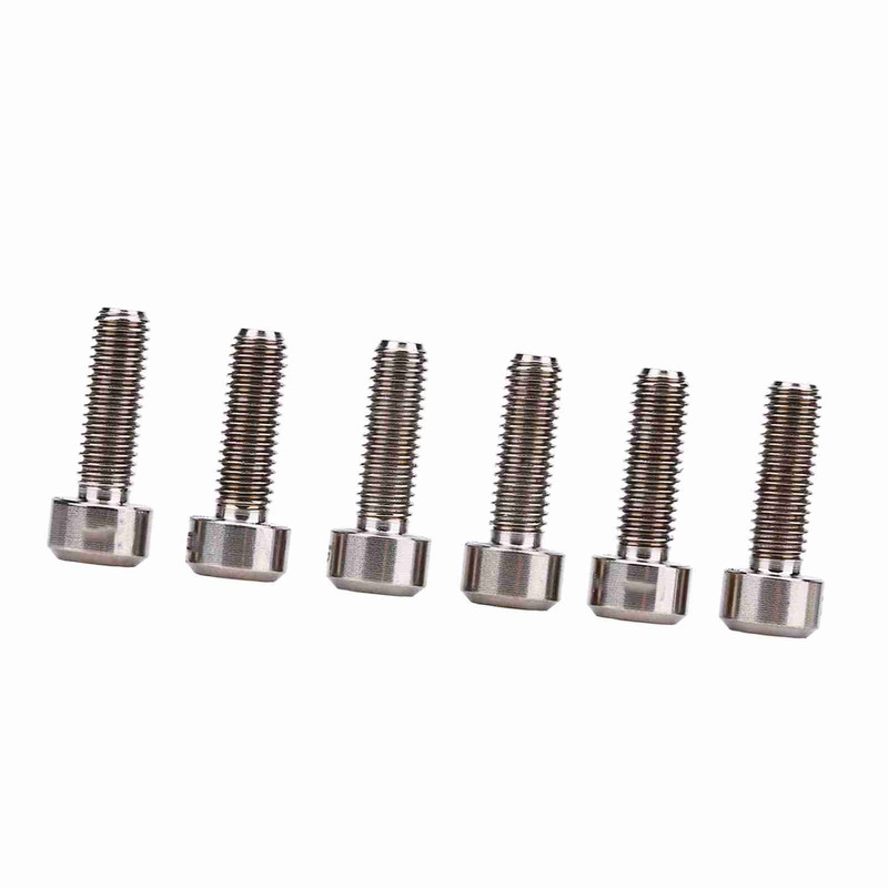 6pcs set M5*16mm Titanium Alloy Bike Fixed Stem Bolts For