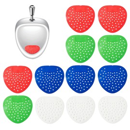 Urinalsieb, 12 Stück Urinalsieb Spritzschutzmatte, Urinal-Einlag mit Duft, für öffentliche Toiletten, Toiletten in Einkaufszentren, Restauranttoiletten, Rot, Blau, Grün, Weiß