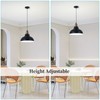 Battery Operated Pendant Lights,Rechargeable Pendant Light with Remote,Black Gold Pendant
