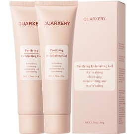 Gel exfoliante purificante 2 piezas gel exfoliante suave para rostro - Gel exfoliante para rostro que limpia la suciedad y los aceites                