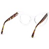 Zeelool Retro Cat Eye Blue Light Blocking Glasses ZJGA747707-01B Crystal