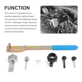 WINMAX TOOLS AUTOMOTIVE Engine Timing Belt Tool Kit Compatible with VW TDI (EA288)