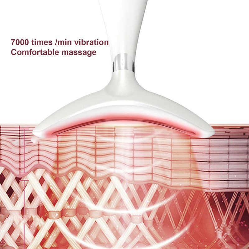 Neck Firming Massager Wrinkle Removal Constant Temperature Microcurrent Neck Skin