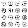 Depvision Reusable Face Paint Stencils for Body Art Painting Halloween