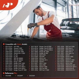 A-Premium Engine Oil Dipstick Compatible with Polaris Vehicles - 2013-2025 - General 1000, Pro XD, Ranger Crew XP, RZR PRO XP, RZR Trail S, RZR Turbo S, XPEDITION XP, Replaces 3023488, 3022897