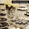 Cocktail Picks,100 Pcs Black Pearl White Pearl Toothpicks for Appetizers,4.7