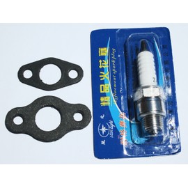 Motorized Bike Spark Plug, Intake & Exhaust Gasket Set