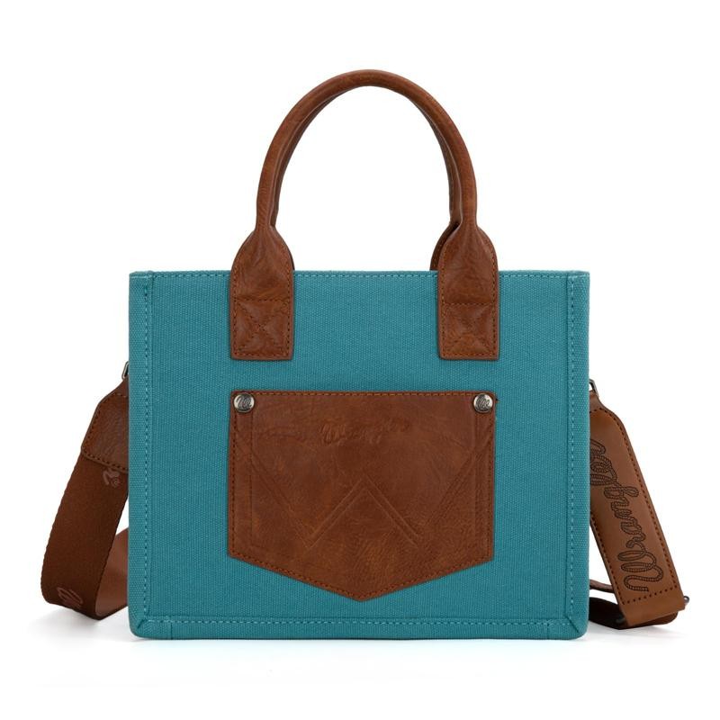 Wrangler Tote Bag Guitar Strap Satchel Purses Multi-pockets Casual Work