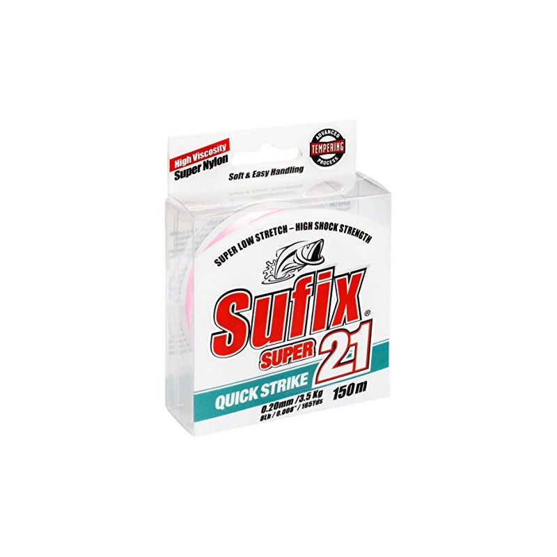 Sufix - Super 21 Fluoro Lv Pink 150M20 - Ds1In0225K6B2S