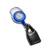 Premium Lighter Leash Retractable Keychain Clip (Blue)