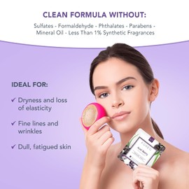 FOREO Tratamiento de mascarilla activada por OVNI para antienvejecimiento, bayas de acai, 0.21 onzas, paquete de 6