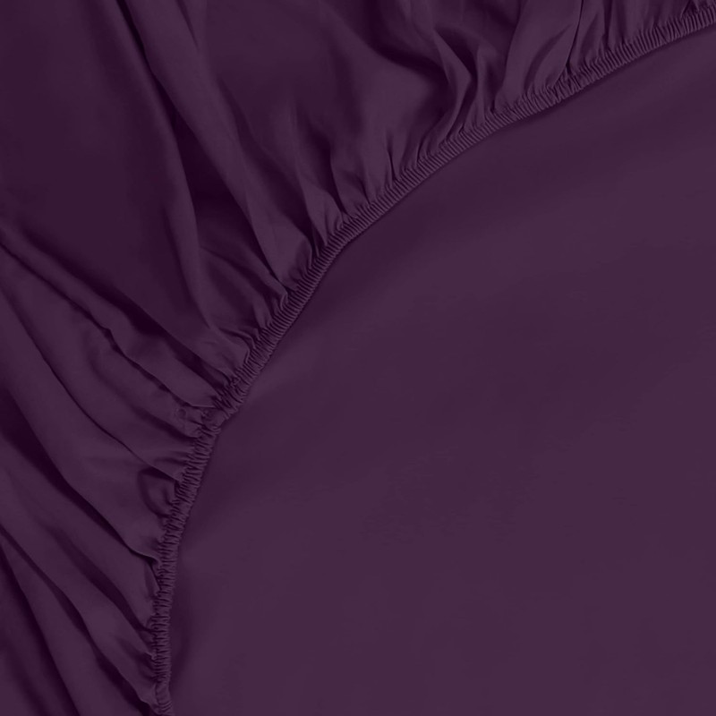 Utopia Bedding Brushed Microfibre Polyester Fitted Sheet 200 x 200