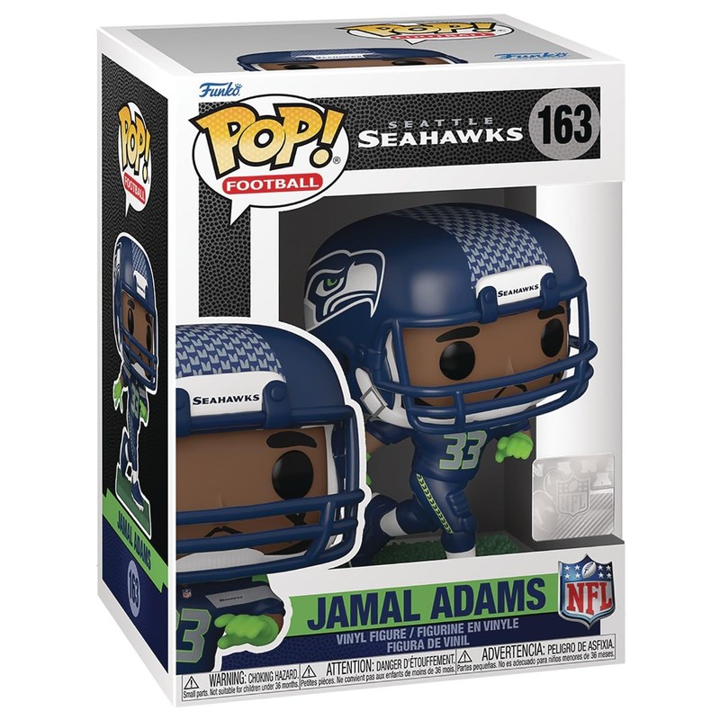 POP Football: Seahawks - Jamal Adams Funko Vinyl Figure (Bundled