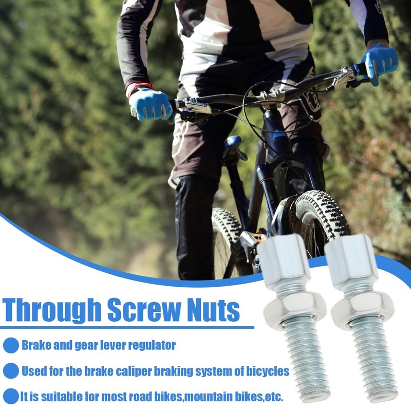 MIRKUZI Brake Levers 10pcs M6 Adjustment Screws for Bicycle Brake