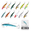 Fishing Lure Kit Saltwater Freshwater Hard Bait Lures Shallow Crankbait