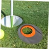BESPORTBLE 3pcs Indoor Golf Putting Practice Cups Portable Grey Training