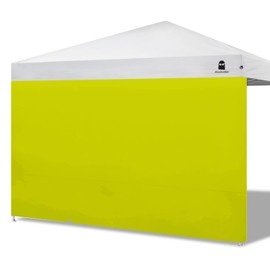 MordenApe Sunshade Sidewall for 10x10 Pop Up Canopy Gazebos Tent - Straight Leg, Instant Waterproof Canopy Sunwall, 1 Pack Canopy Sidewall Only (Spliceable, Yellow)