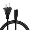 Elliptical Machine Power Cord 2 Prong Power Cord Adapter 5FT