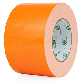 Heavy Duty Orange Duct Tape, Multi-Use Easy Tear Gaffer Waterproof Cloth Tape for Repairing, Maintenance and Industrial Use, 3 Inch x 22 Yards, 9 mil Thick, 1 Roll, BOMEI PACK
