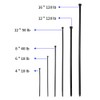 200 Pack Bulk KOOWIN Small 4 inch Nylon Plastic Cable
