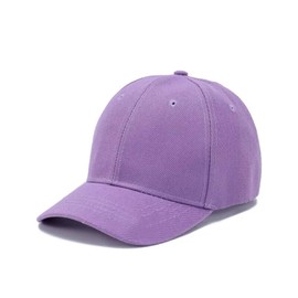 Boolavard Kids Boy Girl Baseball Cap Hat Soft Cotton Lightweight Adjustable Size for 2-9 Years (Light Purple)