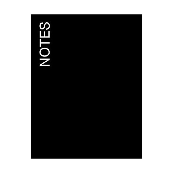 Notes: Minimalist Style (8.5 x 11 inches, 120 Pages, Lined