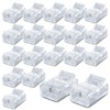 Innfeeltech 20 Pcs Strip Connector for 10MM 2 Pin LED