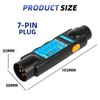 Yuanjoy 7 Pin Trailer Tester, 12V for Diagnosing Trailer Tail