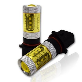 Yellow Sparkling Style! PSX26W Yellow LED Fog Bulb, Set of 2, Hiace 200 Series, 3 Type Late Stage 4 LED Fog Bulb