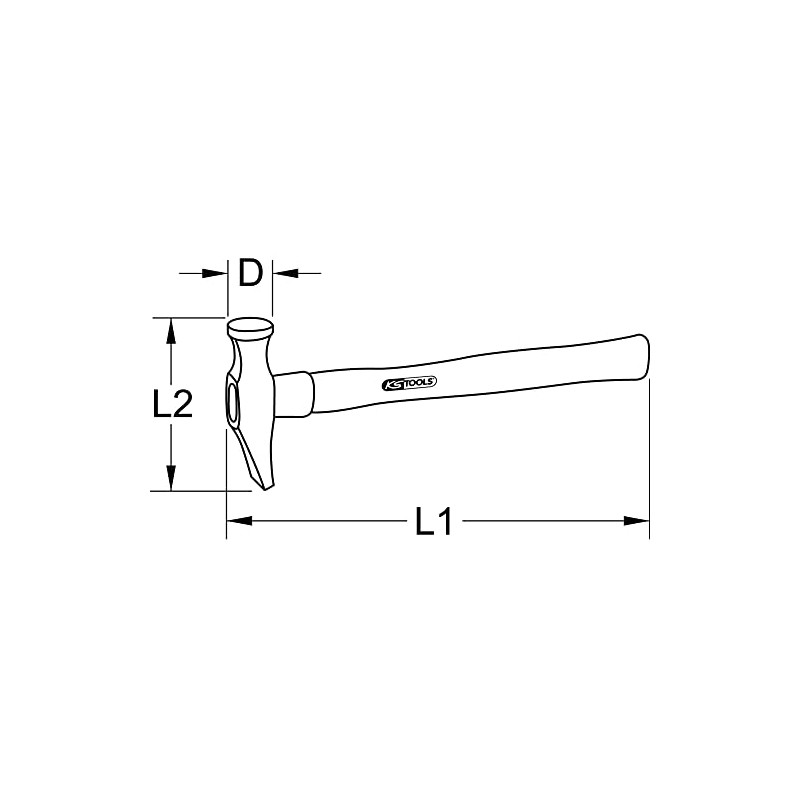 KS Tools 400g Panel Beater